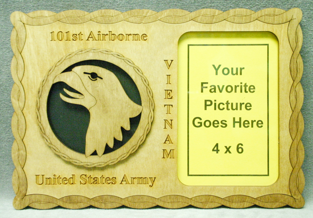 101st Airborne Vietnam Picture Frame